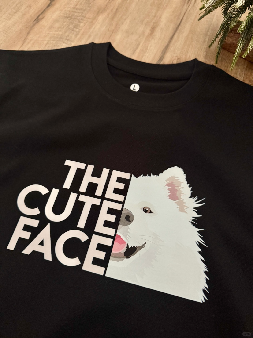 LeColla™ Samoyed Parody Design T-Shirt - Dog Meme T-Shirt/Hoodie Inspired by The North Face