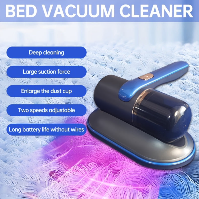 Smart Cordless Vacuum Cleaner – High Suction; Auto Heating for Sofas & Beds