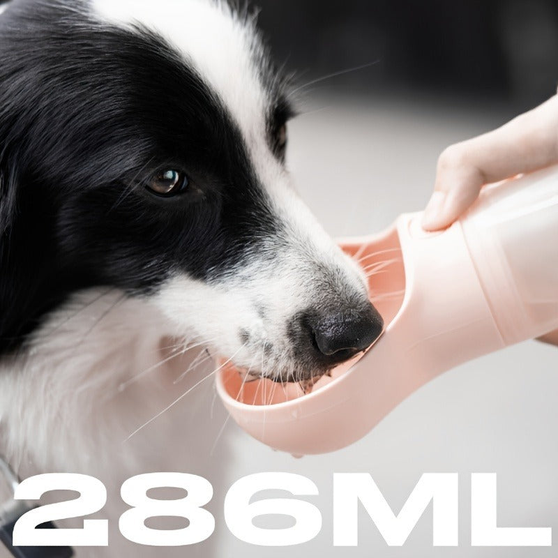 Portable Dog Water Bottle – Leak-Proof, Bone Design, Strap for Outdoor Hydration