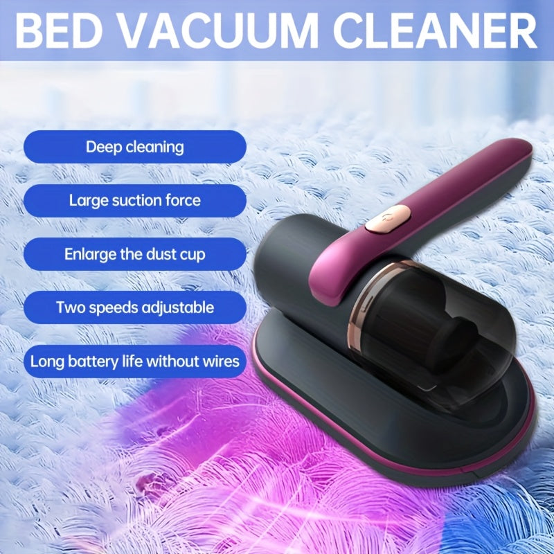 Smart Cordless Vacuum Cleaner – High Suction; Auto Heating for Sofas & Beds
