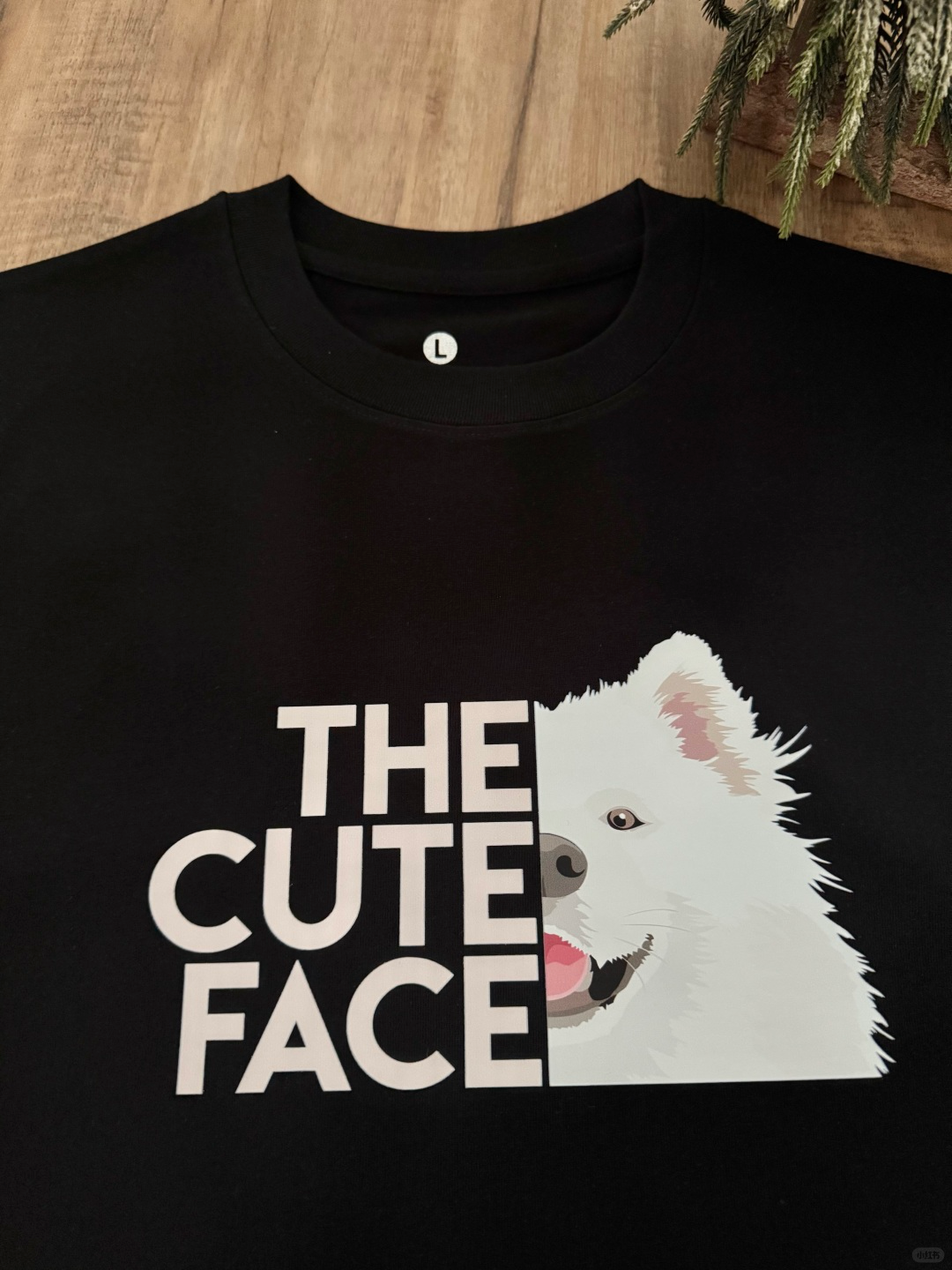 LeColla™ Samoyed Parody Design T-Shirt - Dog Meme T-Shirt/Hoodie Inspired by The North Face