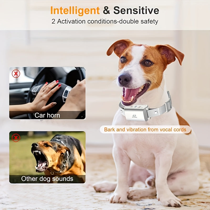 Adjustable Dog Training Collar - Beep, Vibration & Shock Modes for Dogs 15-110 lbs