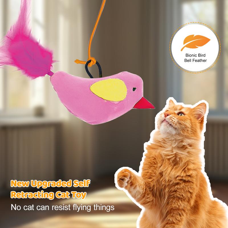 Pet Stress Relief Toys for Cats - Rechargeable interactive plush toy