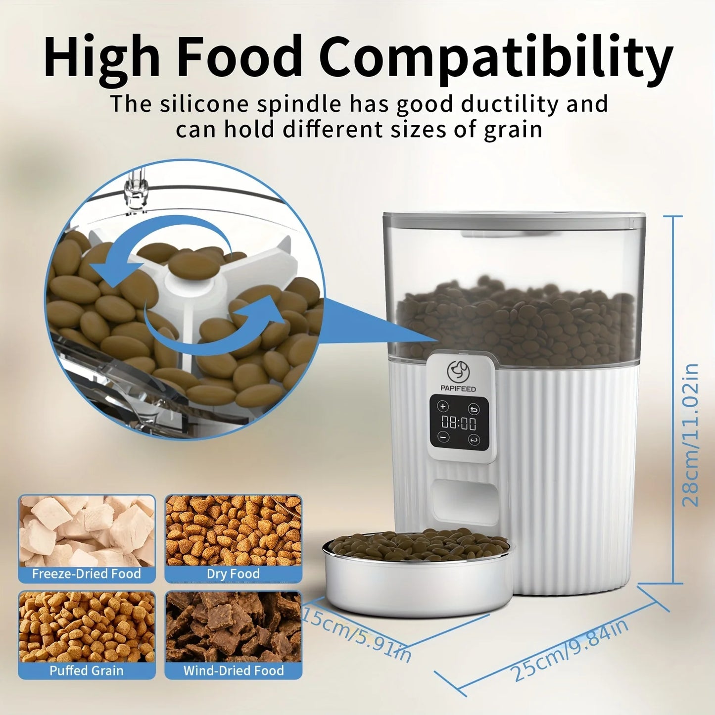 Auto Pet Feeder - WIFI Smart Cat & Dog Food Dispenser