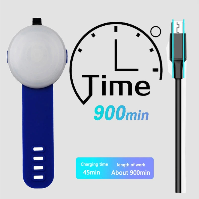 LED Safety Light Pendant for Dog Collars - Rechargeable IPX8