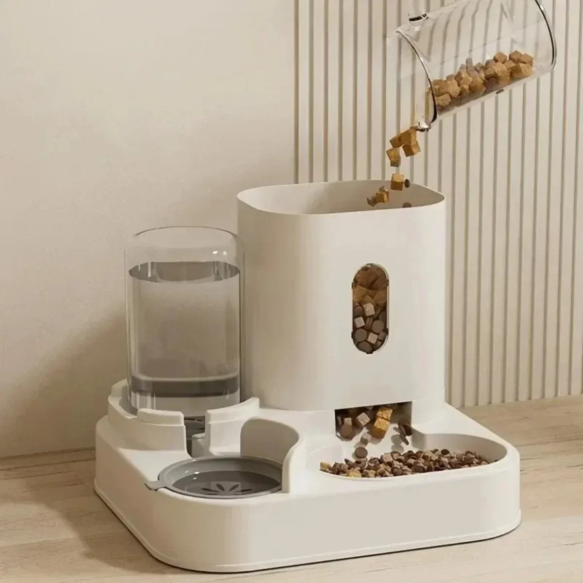 Pet Feeder & Water Fountain for Cats & Dogs
