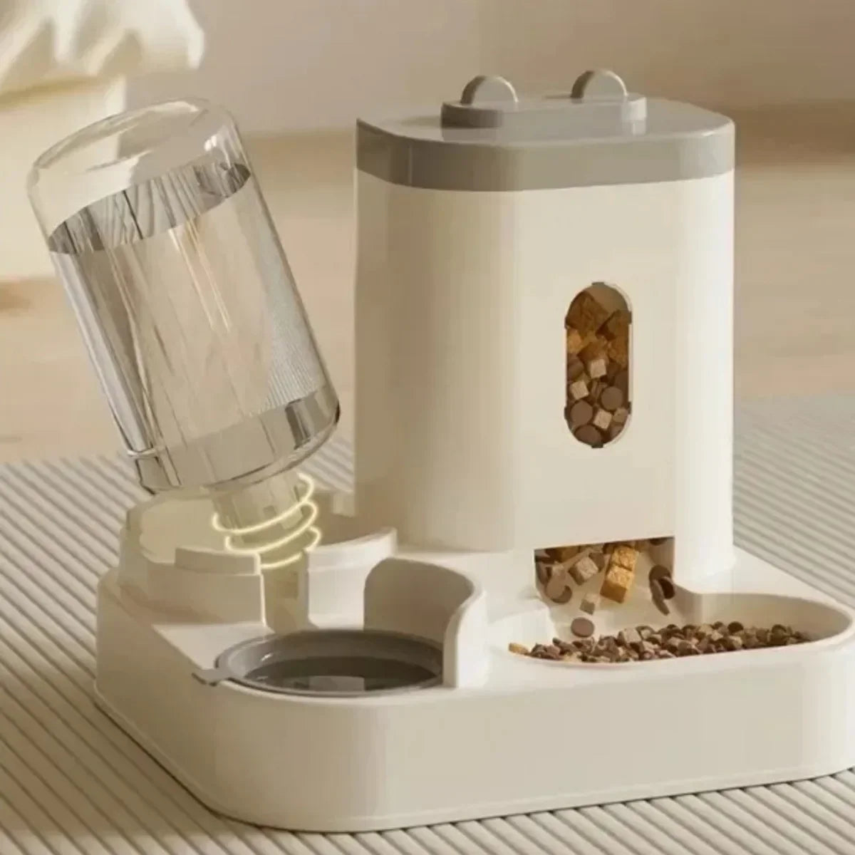 Pet Feeder & Water Fountain for Cats & Dogs