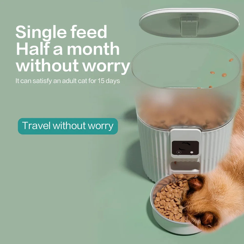 Auto Pet Feeder - WIFI Smart Cat & Dog Food Dispenser