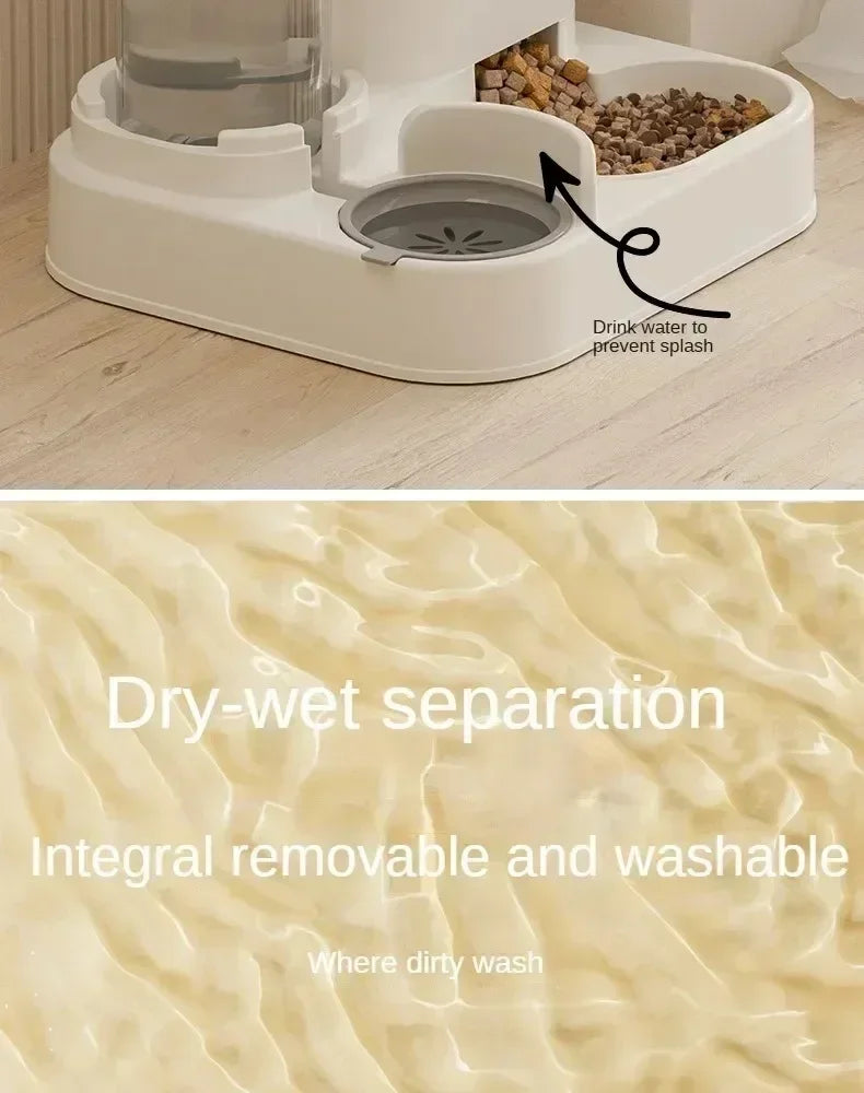 Pet Feeder & Water Fountain for Cats & Dogs