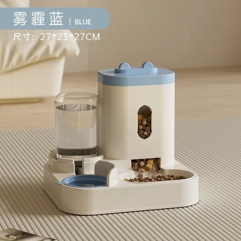 Pet Feeder & Water Fountain for Cats & Dogs