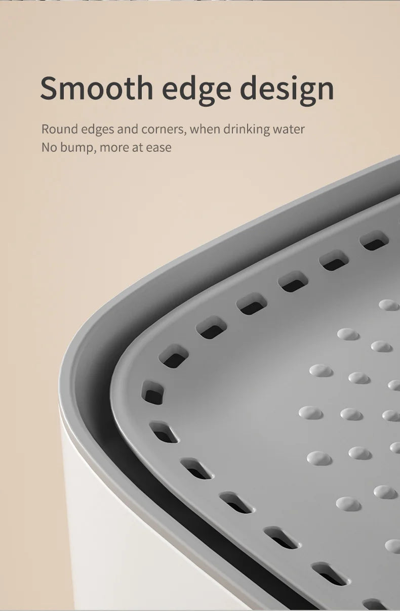 3L Filtered Water Fountain for Dogs & Cats - Ideal for Muti Pets Family