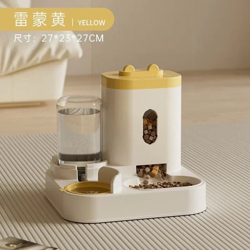 Pet Feeder & Water Fountain for Cats & Dogs