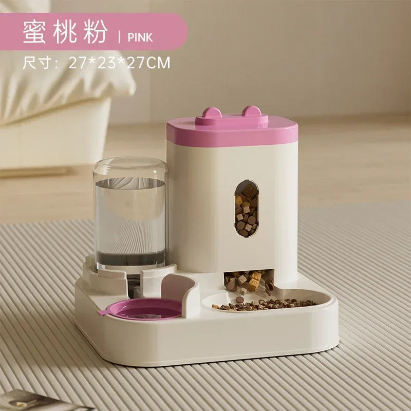 Pet Feeder & Water Fountain for Cats & Dogs