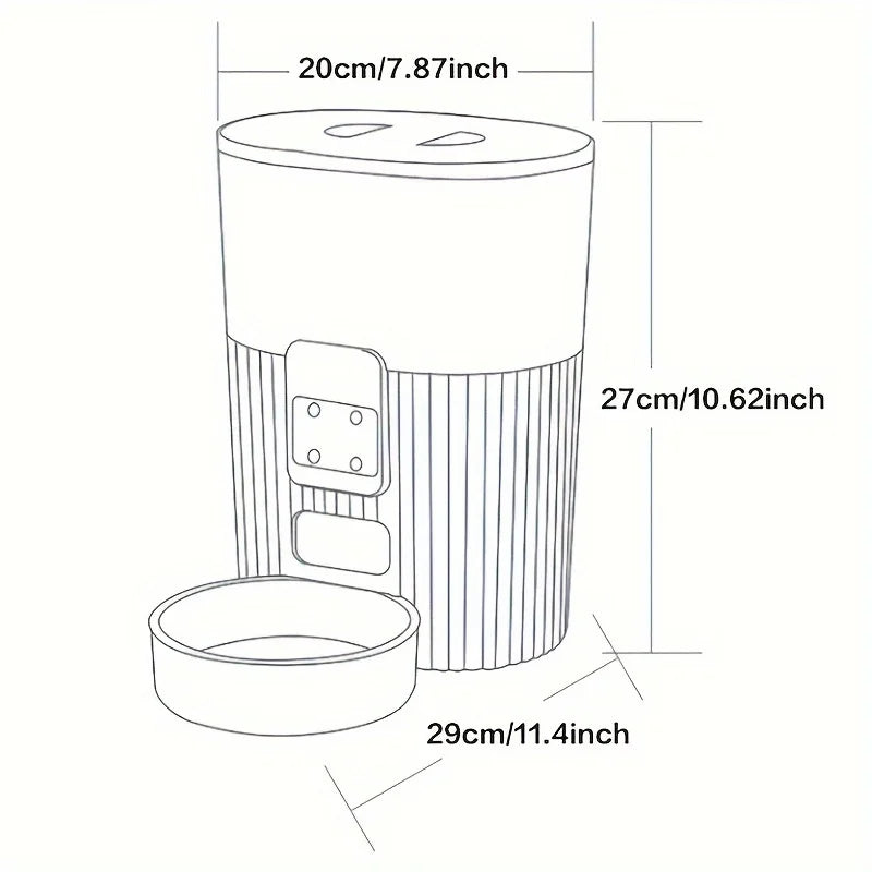 Auto Pet Feeder - WIFI Smart Cat & Dog Food Dispenser