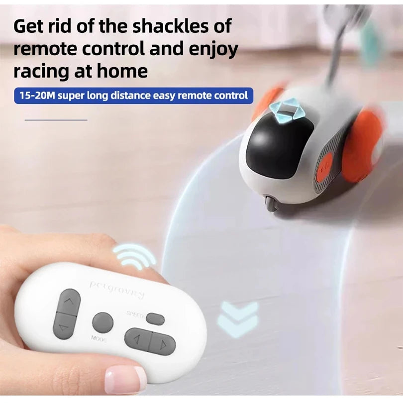 Obstacle Avoidance Interactive Toy for Cats
