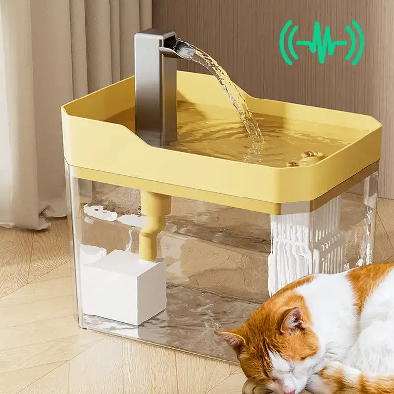 Pet Water Dispenser - 1.5L Automatic Filter Fountain