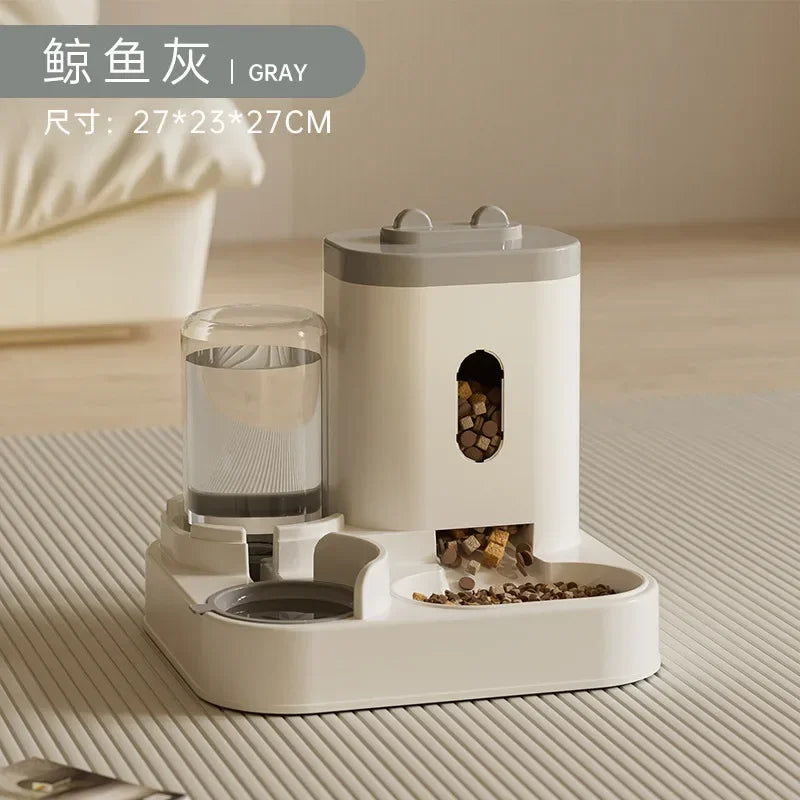 Pet Feeder & Water Fountain for Cats & Dogs
