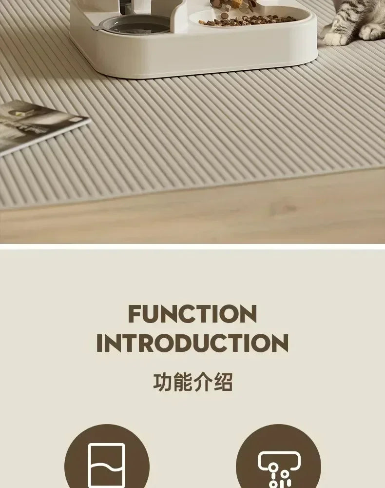 Pet Feeder & Water Fountain for Cats & Dogs