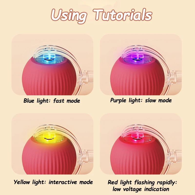 Smart Interactive Toy Ball for Dogs/Cats