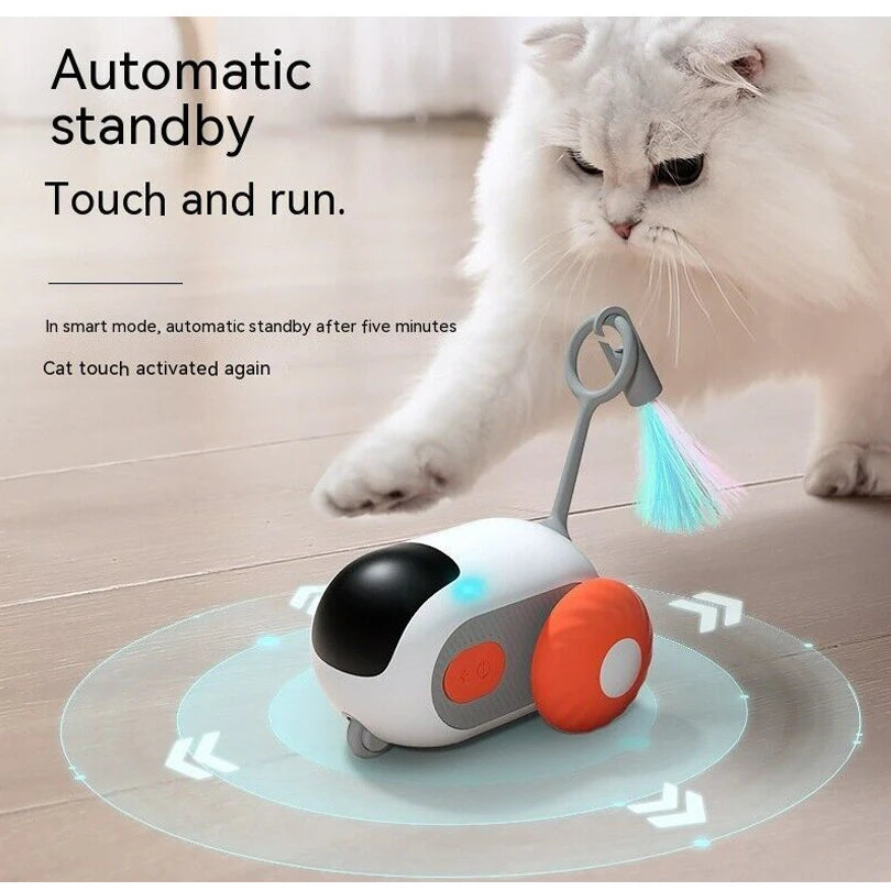 Obstacle Avoidance Interactive Toy for Cats