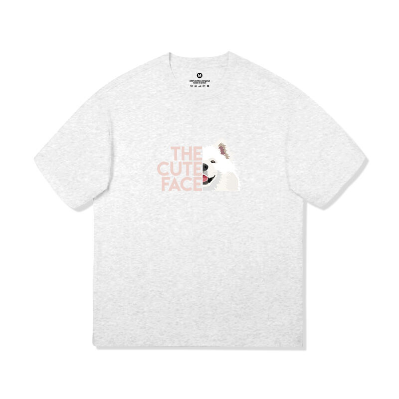 LeColla™ Samoyed Parody Design T-Shirt - Dog Meme T-Shirt/Hoodie Inspired by The North Face