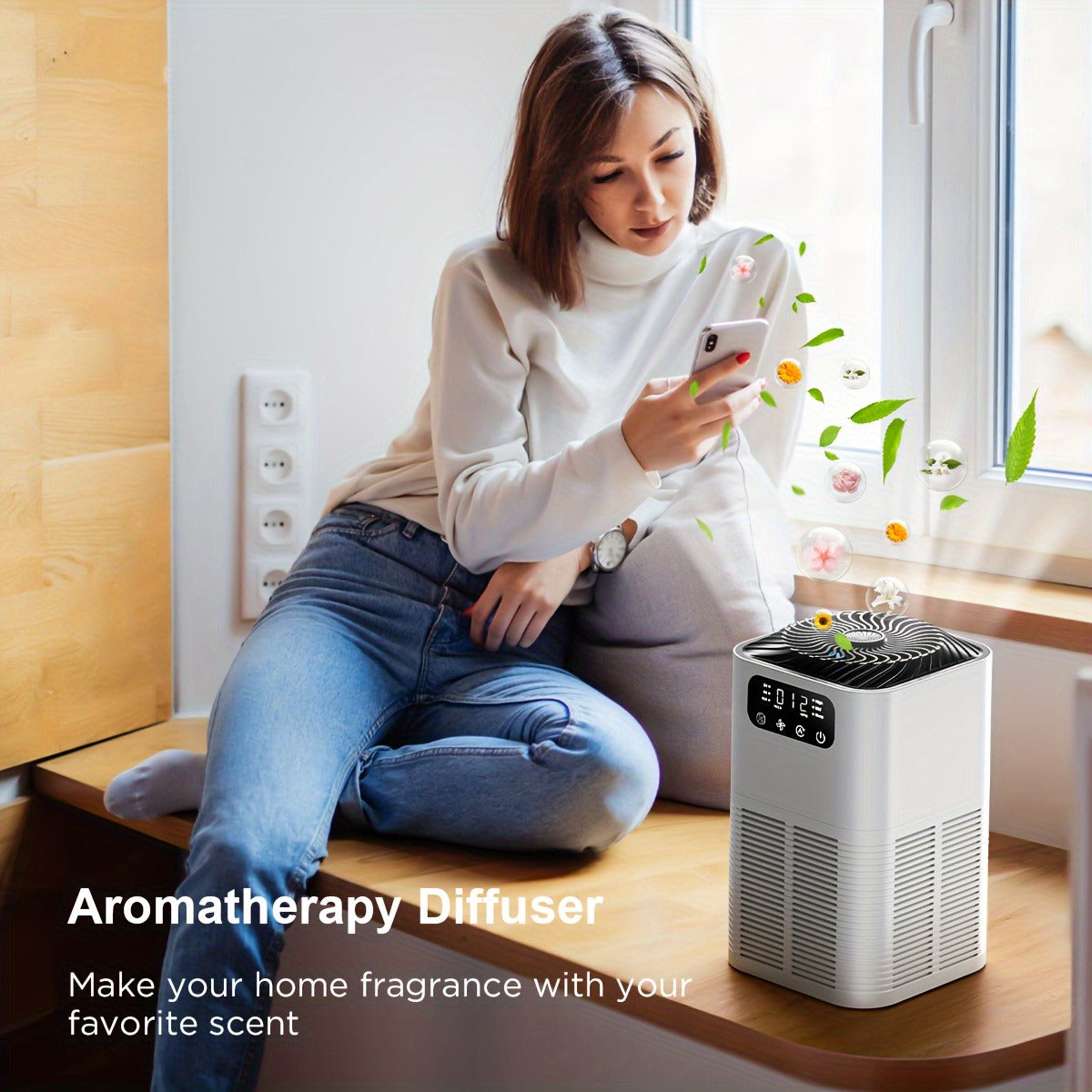 Pet-Friendly Air Purifier – Ultra Quiet 25dB, Removes Pet Hair & Odors