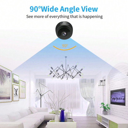 Smart Mini Camera - 1080P Monitoring with Night Vision & Motion Detection