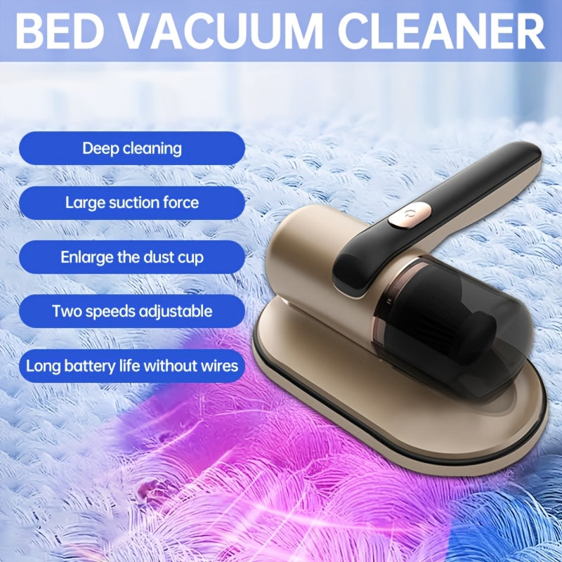 Smart Cordless Vacuum Cleaner – High Suction; Auto Heating for Sofas & Beds