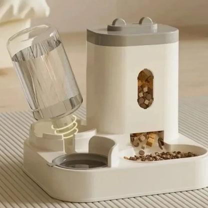 Pet Feeder & Water Fountain for Cats & Dogs