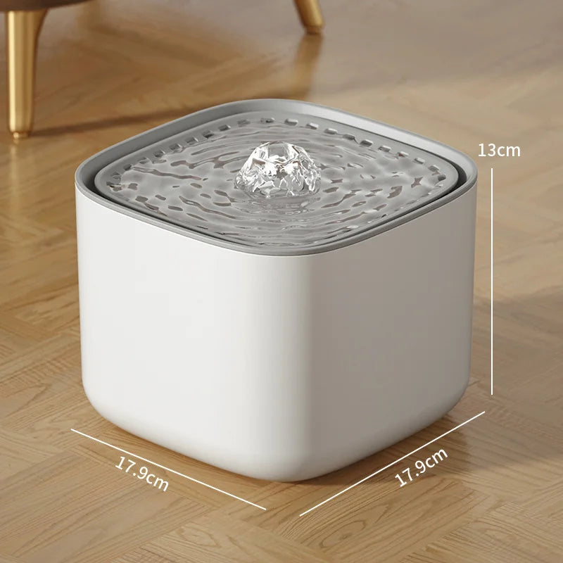 3L Filtered Water Fountain for Dogs & Cats - Ideal for Muti Pets Family