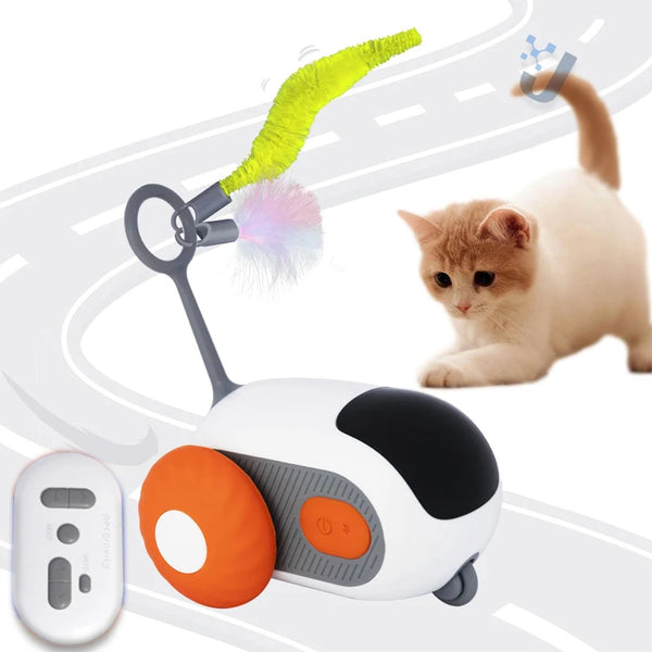 Obstacle Avoidance Interactive Toy for Cats