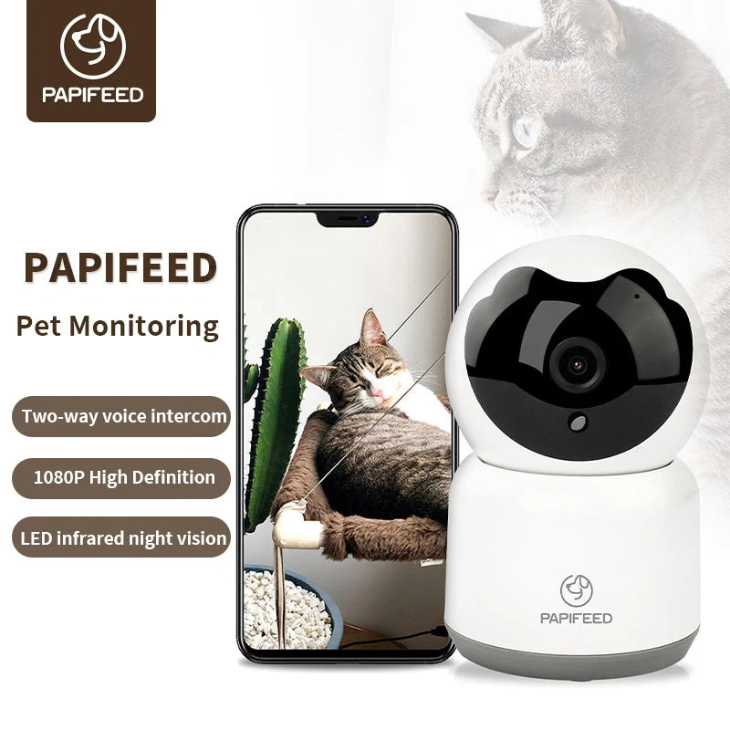 AI Intelligent Detection Pet Smart Camera - 1080P Voice Control