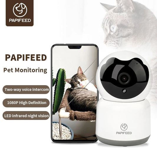 AI Intelligent Detection Pet Smart Camera - 1080P Voice Control