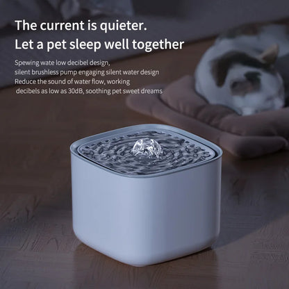 3L Filtered Water Fountain for Dogs & Cats - Ideal for Muti Pets Family