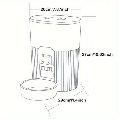 Auto Pet Feeder - WIFI Smart Cat & Dog Food Dispenser