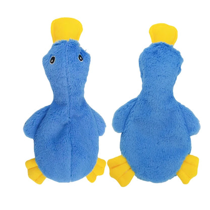 Yellow Duck Plush Chew Toy for Pet