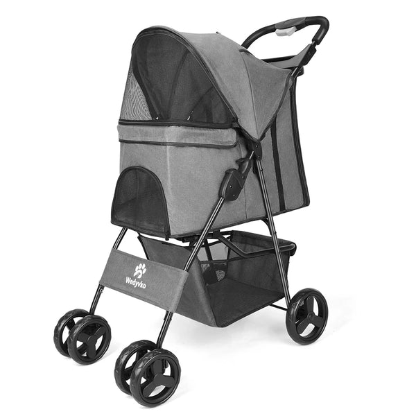 Folding Pet Stroller - Bottom Storage Space