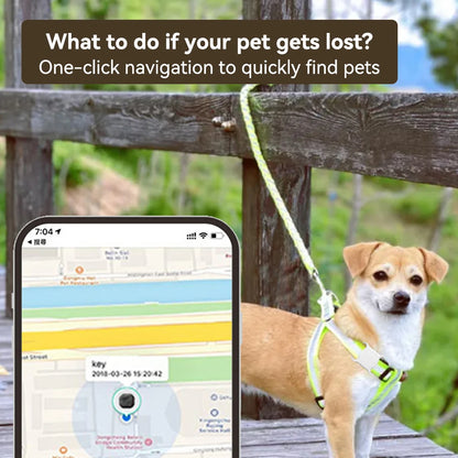 Smart GPS Tracker for Pets - Android/iOS Real-Time Locator