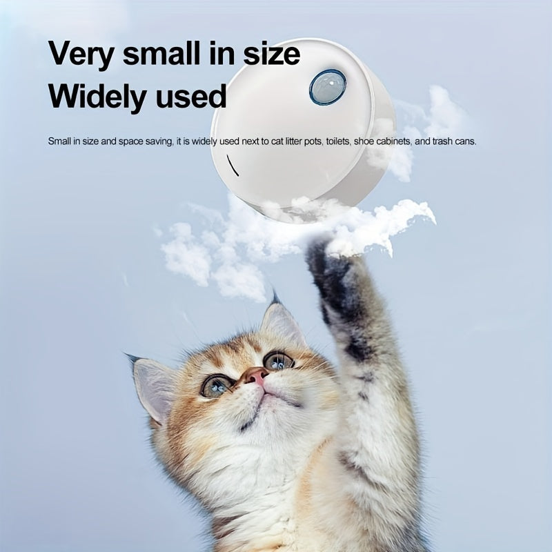 Smart Cat Litter Deodorizer - 24/7 Auto-Sensing Odor Control, Pet-Safe Air Purifier for Litter Boxes