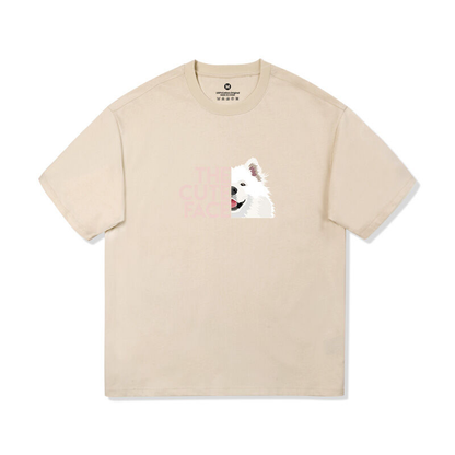LeColla™ Samoyed Parody Design T-Shirt - Dog Meme T-Shirt/Hoodie Inspired by The North Face