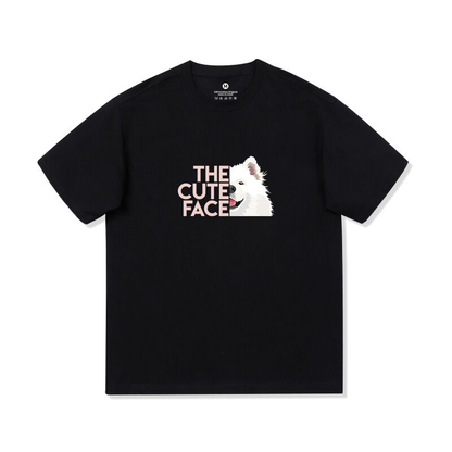 LeColla™ Samoyed Parody Design T-Shirt - Dog Meme T-Shirt/Hoodie Inspired by The North Face